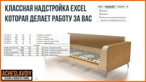 "Мастерство в Excel: Мгновенное структурирование деталей мебели - сделайте сложное проще с VBA"