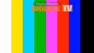 Конец эфира и настроечная таблица с переходом в 4:3 Bridge TV (16.04.2008)