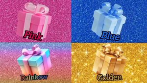 Choose Your Gift from 4 🎁😍| 🩷💙🌈👑 | 4 gift box challenge|#4giftbox #pickonekickone #wouldyourather