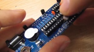 Часы с крупными 7 сегментными индикаторами, DIY конструктор.