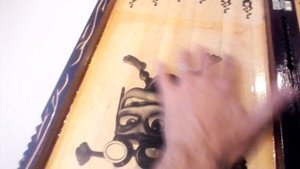 Нарды резные (геометрическая резьба)