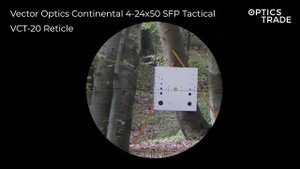 Vector Optics Continental 4-24x50 SFP Tactical Reticle VCT-20 | Optics Trade Reticle Subtensions