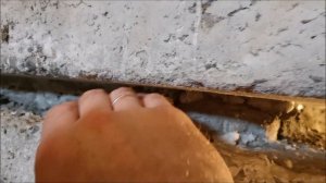 Замазывание межблочных швов в гараже