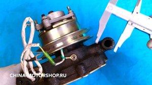 Помпа Юджин 1041 YUEJIN с электромуфтой 4100QBZL насос водяной