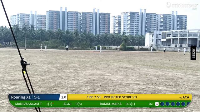 Live Cricket Match | Roaring X1 vs ACA | 02-Mar-24 02:34 PM 25 overs | Rkca Practice Match | CricHe