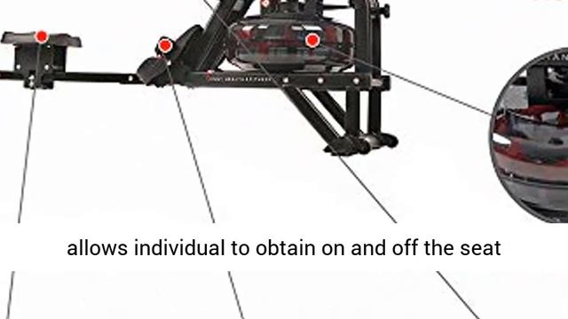 Sunny Health & Fitness Water Rowing Machine Rower with LCD Monitor - Obsidian SF-RW5713 смотреть онлайн