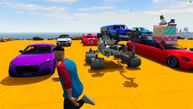 СМОЖЕТ ЛИ БЭТМОБИЛЬ ПРОЕХАТЬ ОГРОМНУЮ ЛУЖУ ? - ЭКСПЕРИМЕНТЫ ГТА 5 смотреть онлайн