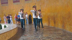 Смена Почётного Караула в Пантеоне Славы, Мамаев Курган, Волгоград, 28 июля 2022 года, FullHD