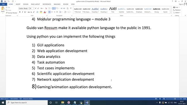 PYTHON tutorials || Demo - 4 || by Mr. Wilson On 15-01-2021 @7AM смотреть онлайн