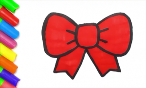 Как детям нарисовать Бантик