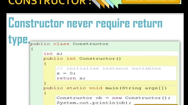 ICSE Class 10th Computer Chapter-7 | Constructor in Java | Need of Constructor