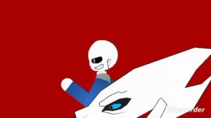 Sans vs Cartoon cat 1/1