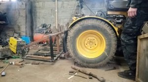 Ковш на самодельный минитрактор