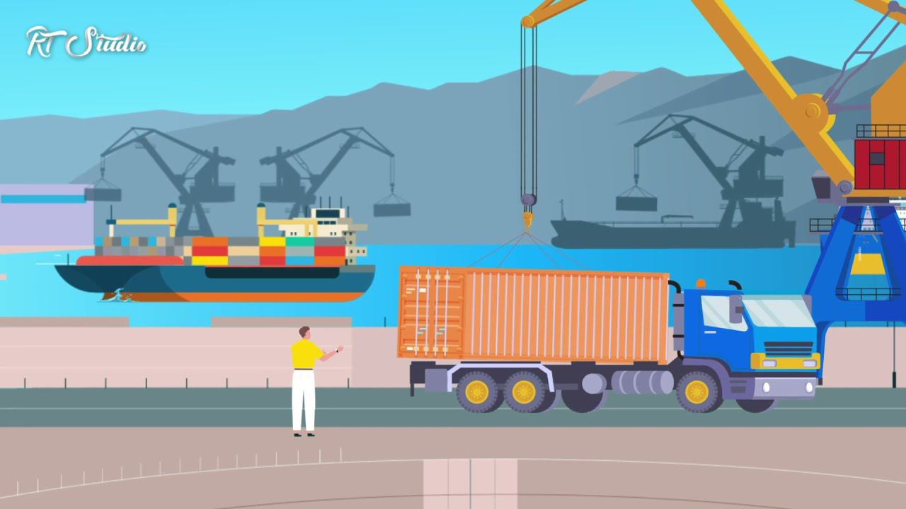 Видеоролик для услуг по таможенному оформлению грузов, 30сек смотреть онлайн