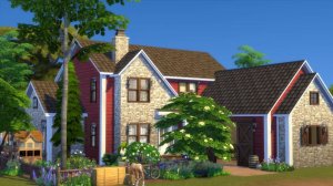 СЕМЕЙНОЕ КОННОЕ РАНЧО | THE SIMS 4  Строительство | Mulena Sims 4