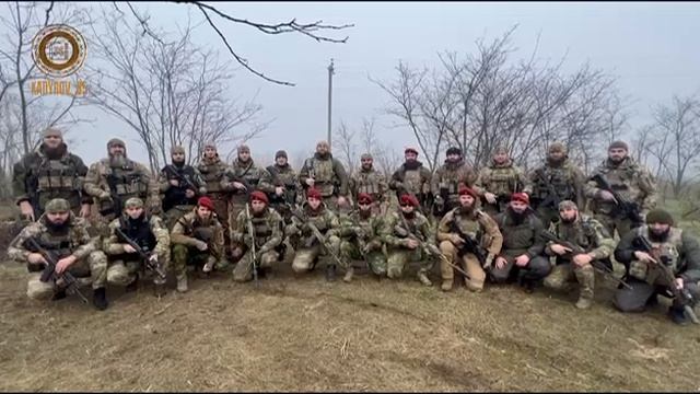 Бойцы чеченских спецподразделений в зоне СВО!!!