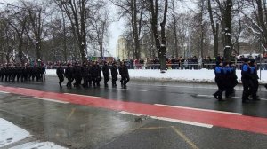 Военный парад в Таллине.  105-я годовщина независимости Эстонии.
