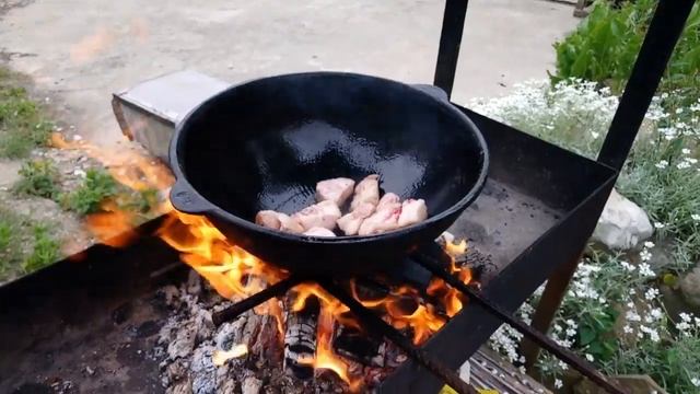 ПЛОВ НА МАНГАЛЕ | Самый вкусный и простой рецепт плова на костре