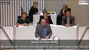 Horst Förster: MV braucht kein 
wirklichkeitsfernes 
Integrationskonzept!