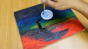 удовлетворительное искусство asmr | картина акрилом сердце на холсте шаг за шагом