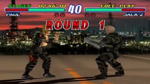 Теккен 2 (Tekken 2) прохождение Paul Phoenix. Эмулятор Playstation one. 60 fps. HD.