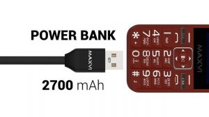 MAXVI P3. Экран 2,8" / Мощный аккумулятор /  Power Bank