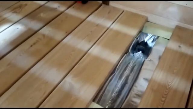 Двойной утепленный проливной пол!
