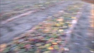 Кирпичные грядки на склоне