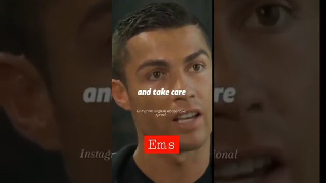 Cristiano Ronaldo motivational Speech #motivational #english #cristianoronaldo