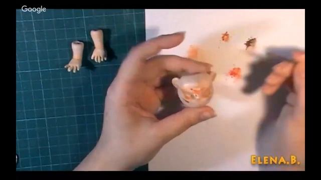 Игрушка Кукла из пластика Лепка Мастер класс Елена Белова