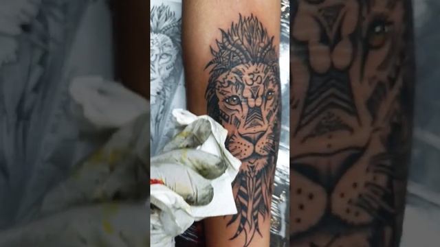 lion ? tattoo #tattoo #tranding #shorts