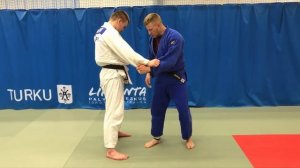 Дзюдо. Бросок через спину. Judo. Morote seoi nage