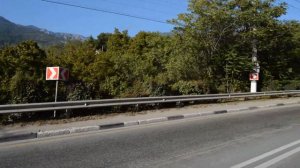 Троллейбус Ялта - Симферополь и обрыв контактного провода