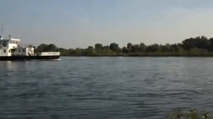 "Самоходный бакен",дерево,пароход и подводный охотник на реке Иртыш.