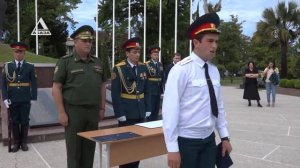 16 выпускников Сухумского высшего общевойскового командного училища получили звание лейтенанта