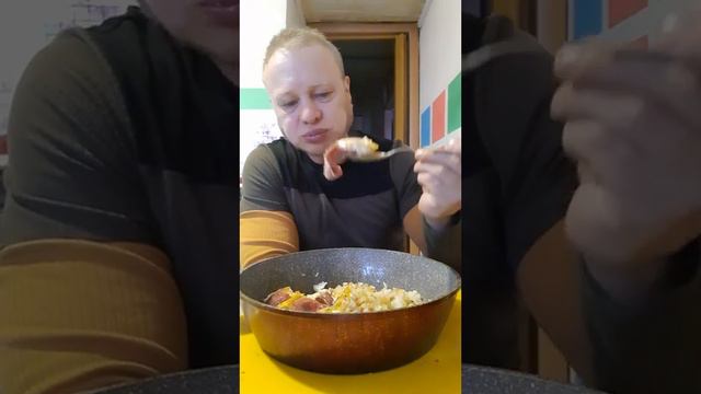 мукбанг яичница mukbang