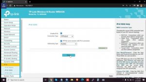 How to configure tplink router ipv6