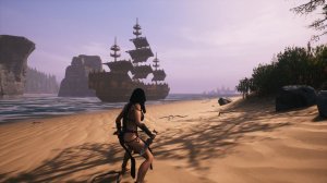 HOW TO BUILD A BLACK PEARL SHIP [TIMELAPSE] stormglass set - CONAN EXILES: Isle of Siptah