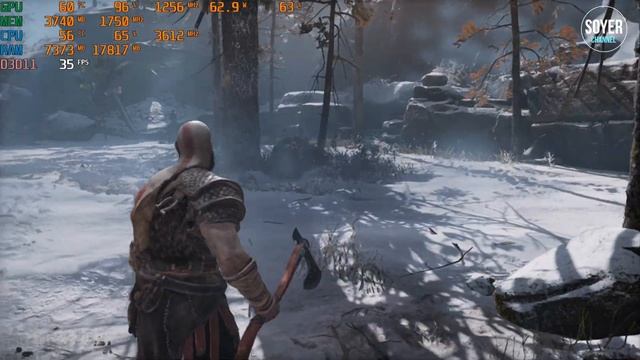 КАК РАБОТАЕТ FidelityFX Super Resolution В God of War И ПОВЫШАЕТ ЛИ ОНА ФПС