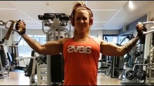 WOMAN WITH BIGGER BICEPS | VOURELA , FITNESS MODEL AKA STRONG GIRL