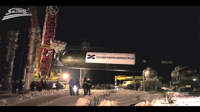 SWTRANS - рекордсмен по транспортировке и монтажу тяжеловесных грузов 