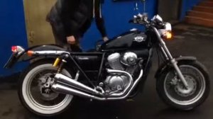 Honda vrx400 custom exhaust