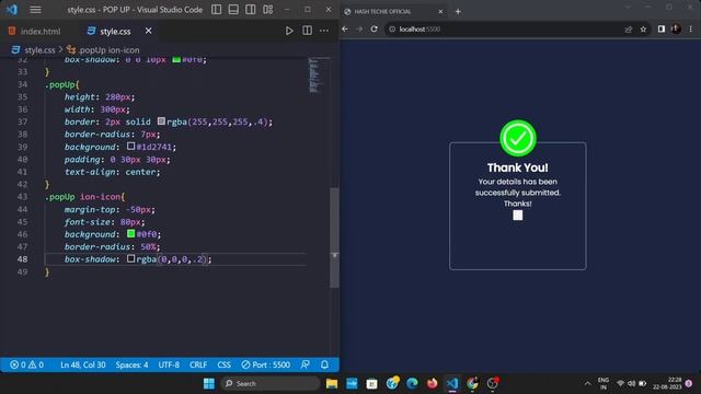 Create Mind-Blowing Animated Pop-Ups with HTML CSS JavaScript