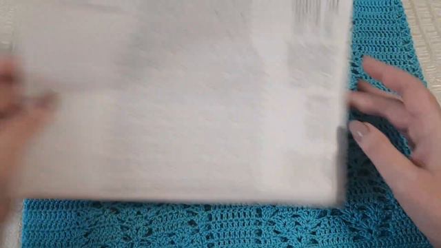 Топ "Голубая лагуна" ))) Поздравление с 8 марта #молодойблогер     #летнийтопкрючком   #майкакрючко