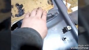Перетяжка вставок дверных карт МИУБИСИ ПОНЖЕРО каучуковым материалом!!!