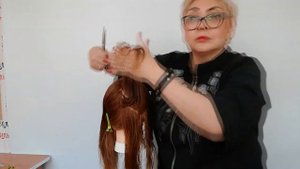 Стрижка слоями на длинные волосы. Каскадная стрижка. Очень просто и красиво!