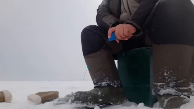 Рыбалка на Белоярском водохранилище в жуткую метель!!!