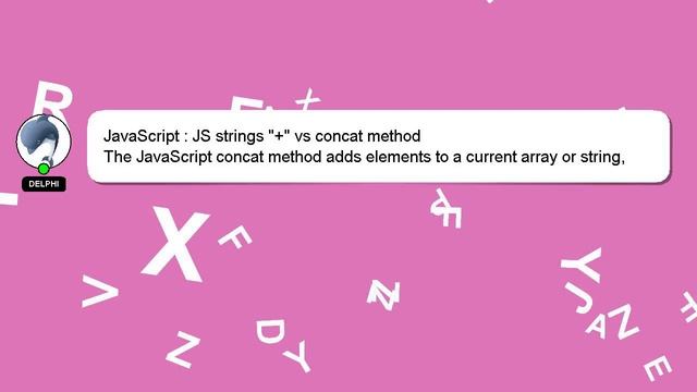 JavaScript : JS strings "+" vs concat method
