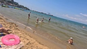 Обзор Центрального пляжа Анапа! Проход к морю от улицы Шевченко! АКВАПАРК ОТКРЫТ!