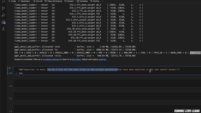 CODE-LLAMA For Talking to Code Base and Documentation